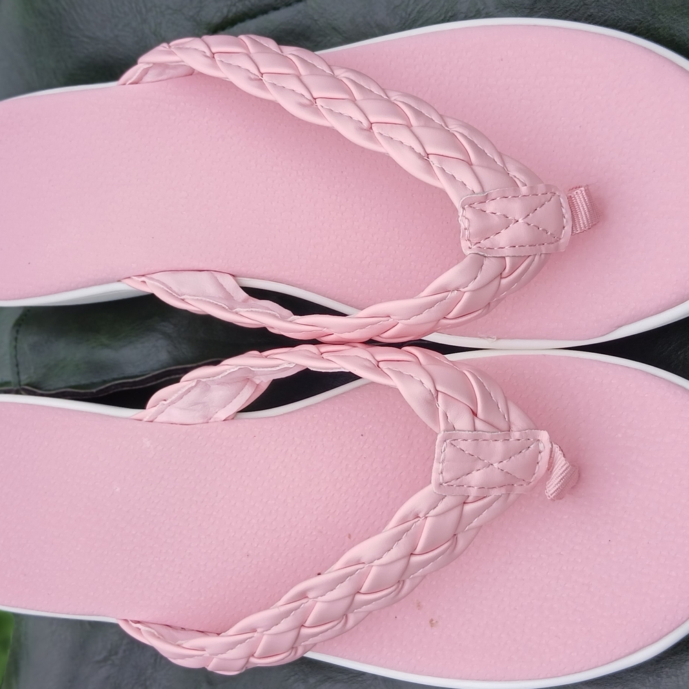 Pink Braided Women's Sandals